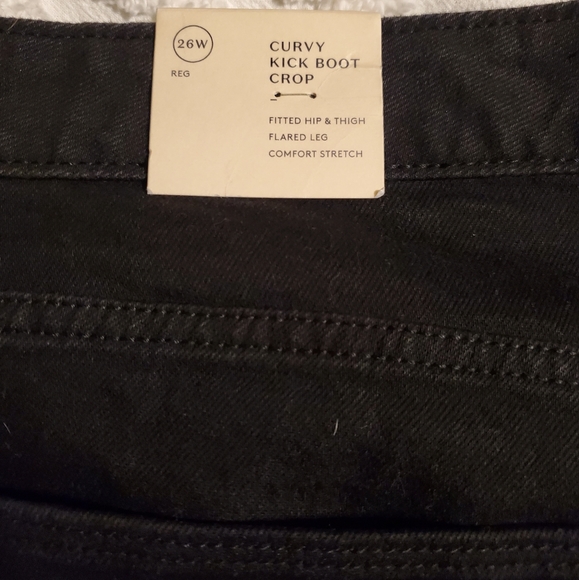 Universal Thread Denim - NWT Universal Thread Curvy Kick Boot Crop Jeans Plus 26W